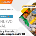 Compañia Minera Chinalco Solicitando Personal para Proyecto Minero