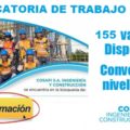 Nuevas Vacantes para trabajar en COSAPI S.A. Ingeniería y Construcción 155 Vacantes