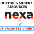 136 Vacantes para trabajar en Nexa Resources Urgente Compartir
