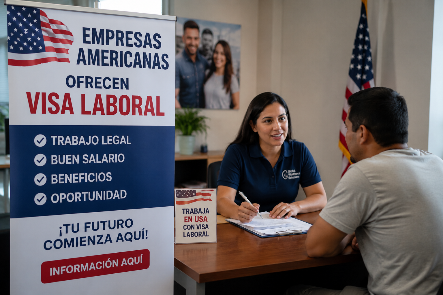 Empresas Americanas ofrecen visa laboral
