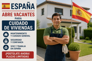 España abre vacantes para cuidado de viviendas